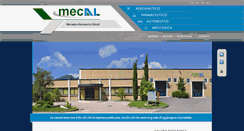 Desktop Screenshot of mecal-srl.it
